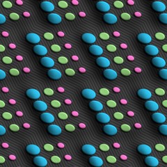 3D render  plastic background tile