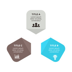 Vector circle arrows infographic, cycle diagram, graph, presentation chart. Business concept with 3 options, parts, steps, processes.