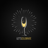 “wine glass logo design background” Stock image and royalty-free vector