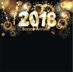 Hintergrund zum Jahreswechsel mit Feuerwerk