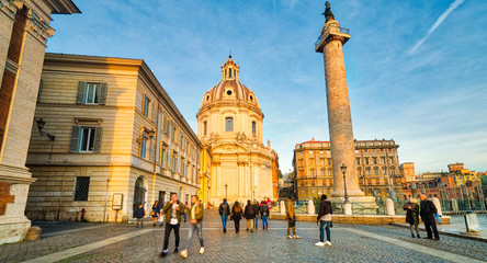 Fototapeta premium square of Rome