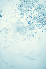 underwater air bubbles texture light blue background