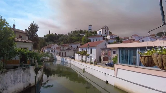 fire in center of Portugal, October 2017
