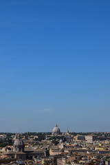 Fototapeta na wymiar Rome from a height