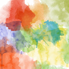 Beautiful hand painted watercolor background