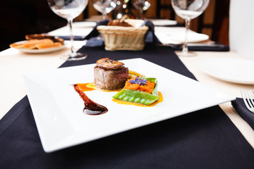 Beef fillet with potato