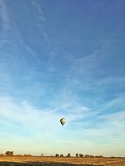 Landscape with balloon
