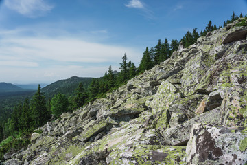 Natural landscape- alpine meadows Taganay