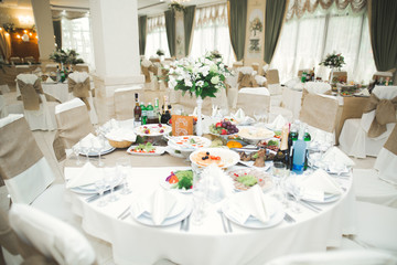 Decorations for the wedding ceremony. Beautiful flowers