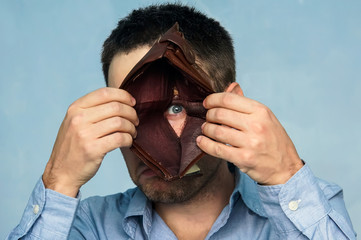 bad economy concept. Negative emotion