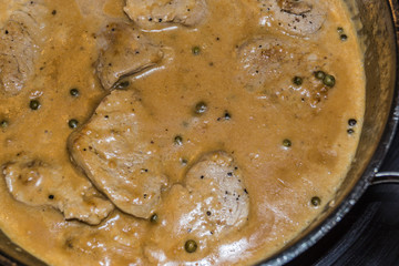 Fleisch in Soße