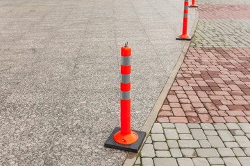 road fence plastic parking bar