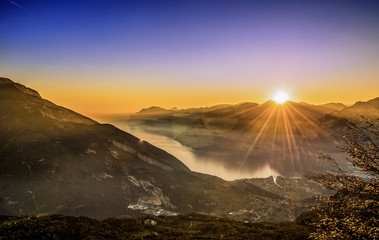 Tramonto sul Lago di Garda