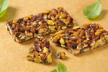 Pistachio nut bar