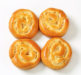 Apple Custard Rolls
