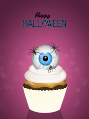 Halloween card with trick or treat