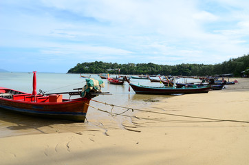 Longtail Boat an thailändischer Insel