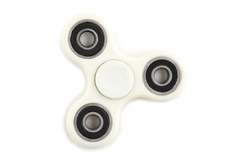 Fidget spinner toy isolated on white