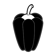 Pepper fresh vegetable icon vector illustration graphic design