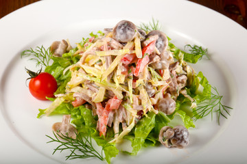 Mushroom salad