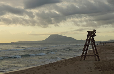 Beach first thing in the morning