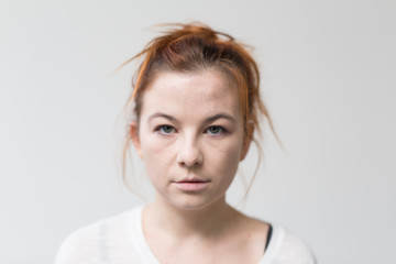 Naklejka premium female emotinal