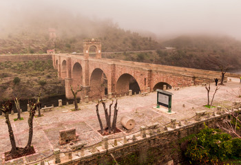 Fototapeta premium Roman bridge of Alcantara
