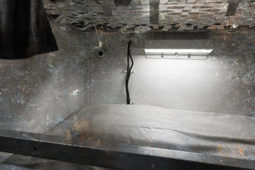 Interior of an old submarine - Bed © michaklootwijk