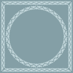 Decorative retro frames. Objects grouped and named in English. No mesh, gradient, transparency used.