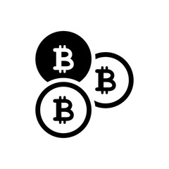 Obraz premium Bit Coin Icon