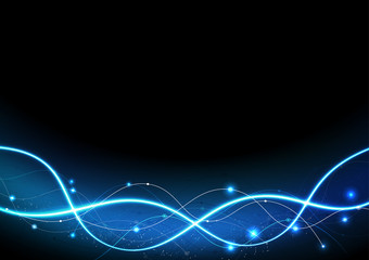 vector background abstract technology communication data Science