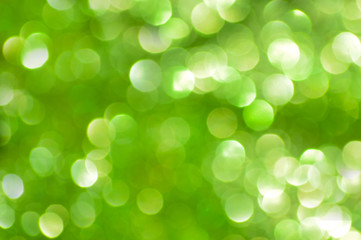 Obraz premium Abstract holiday green blur background