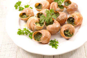 french dish, escargot