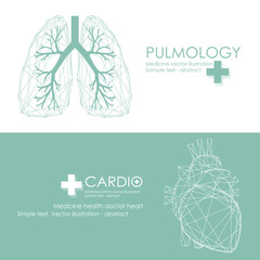 Human heart icon. Vector illustration.