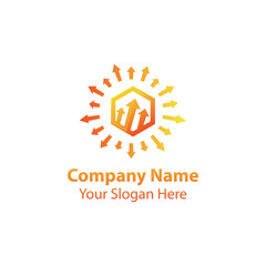 Circle arrow logo design