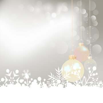 Christmas decoration, pastel color, background. Abstract Illustration, vector