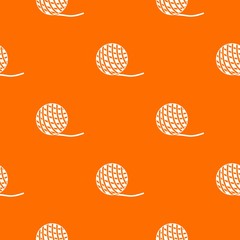 Yarn ball toy for cat pattern seamless