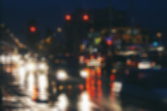 City Lights Blurred