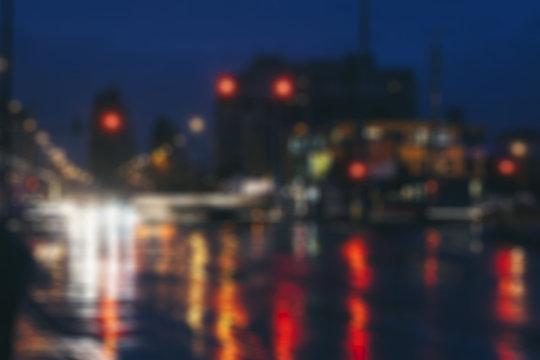 City Lights Blurred