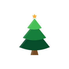 christmas pine tree flat