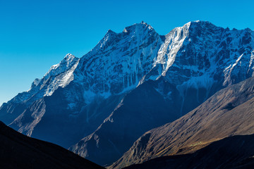 Obraz premium Snowy mountains of the Himalayas