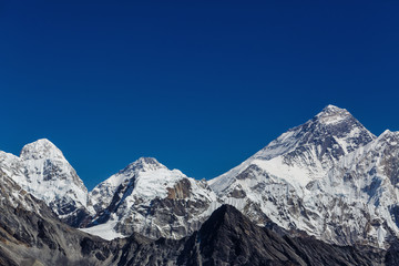 Fototapeta premium Snowy mountains of the Himalayas
