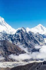 Obraz premium Snowy mountains of the Himalayas