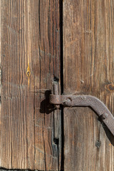 Old Wooden Door With Handle