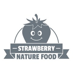 Nature food logo, vintage style