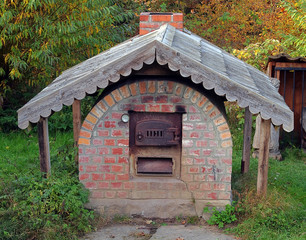 Gemauerter Backofen