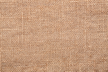 Fototapeta premium Rough burlap sack macro shot, abstract texture