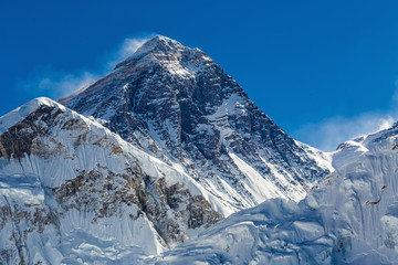 Snowy mountains of the Himalayas