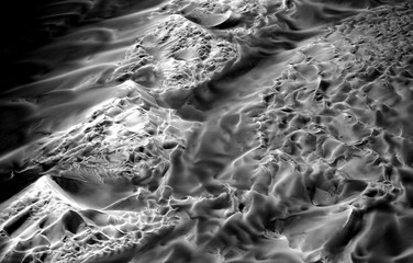 desert in Balck and White