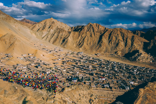 Leh from Namgyal Tsemo Monastery